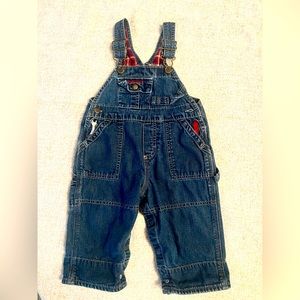OshKosh B’Gosh Overalls Embroidered Tools 12mos